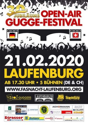 Design & Print  Flyer und Plakate Open-Air-Gugge-Festival Laufenburg